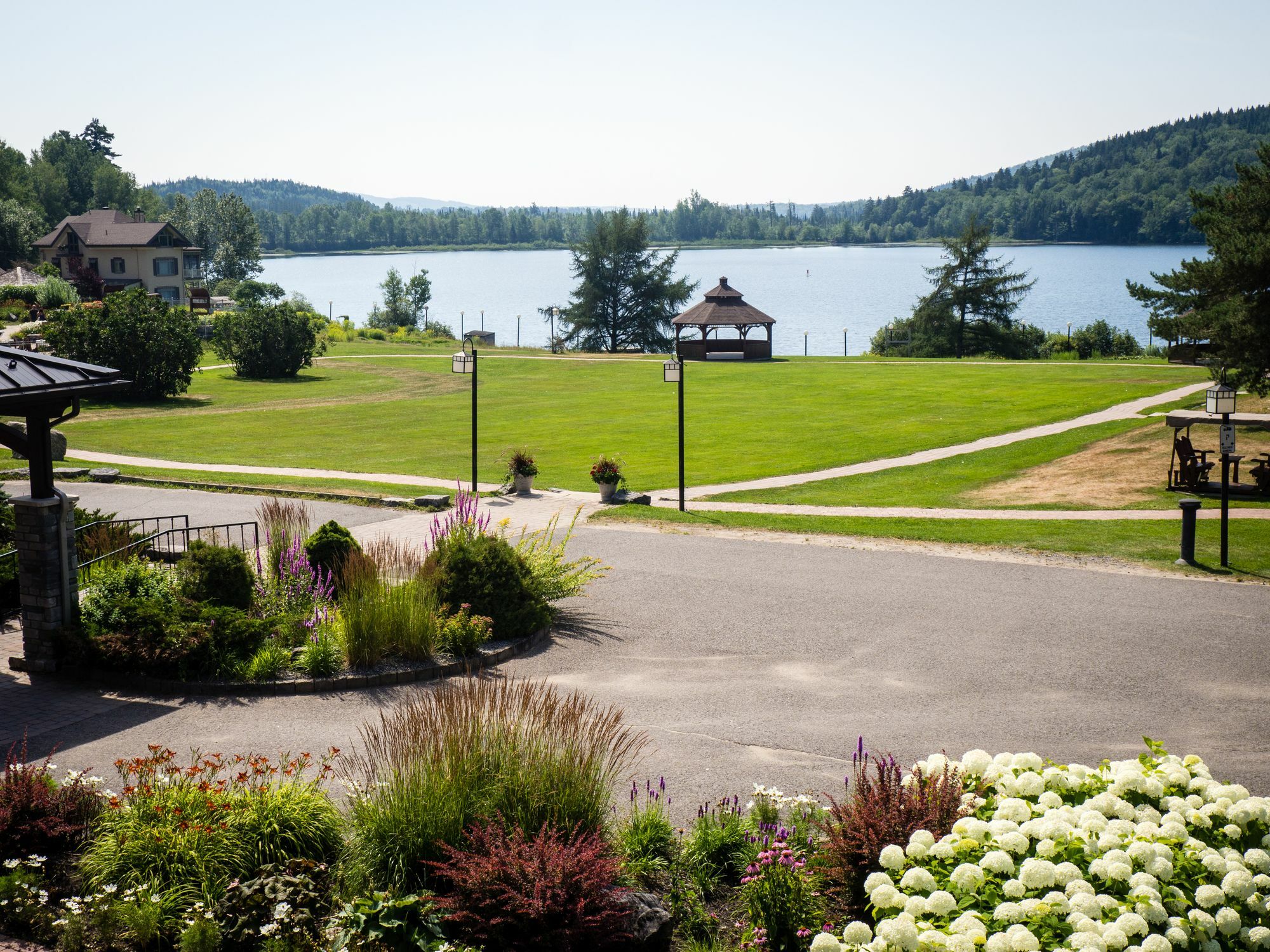 Le Manoir Du Lac Delage Stoneham Eksteriør bilde